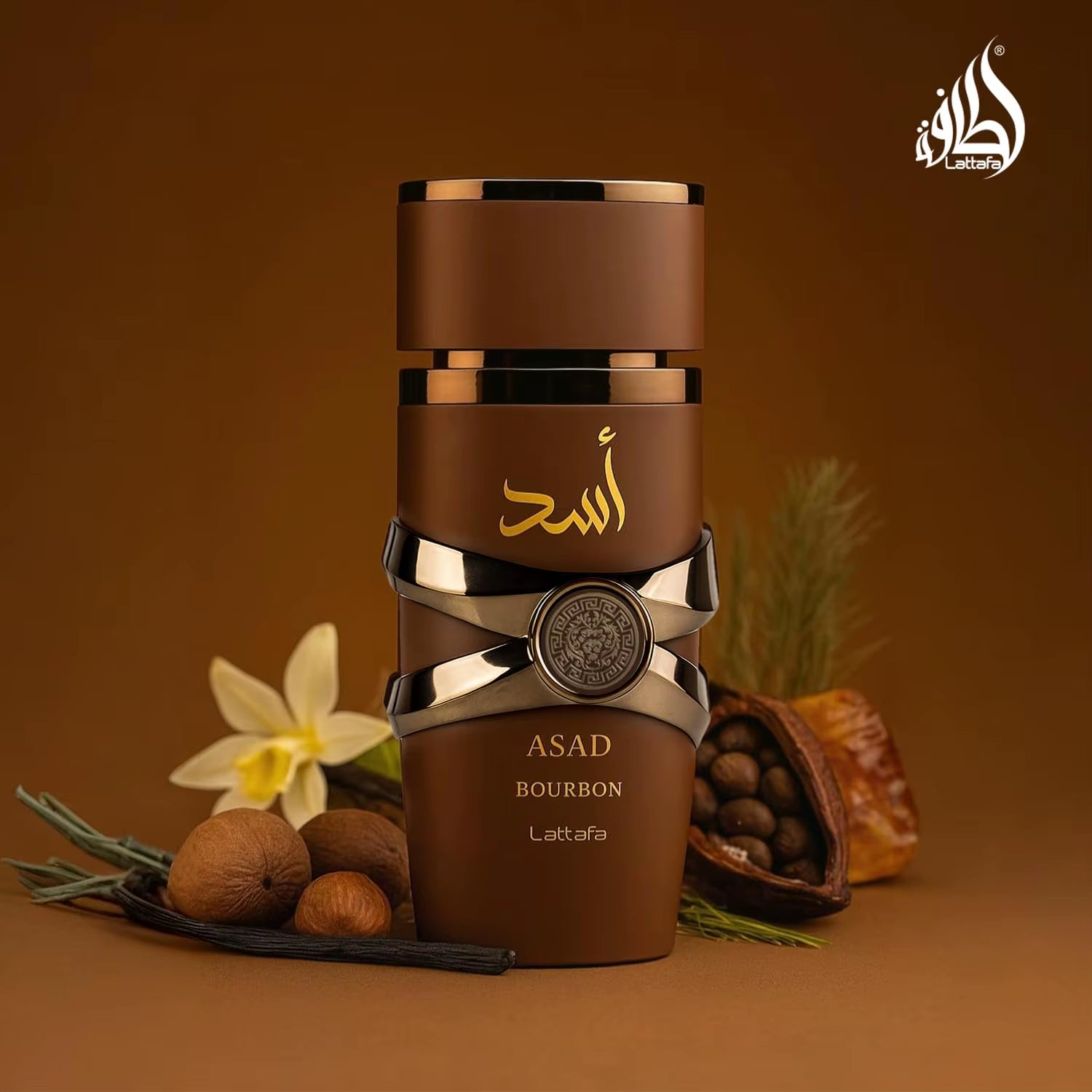 Lattafa Asad Bourbon for Unisex Eau De Parfum Spray Makeup Women'S Perfume 100 ML Cologne Persistence Arabian Women'S Perfume